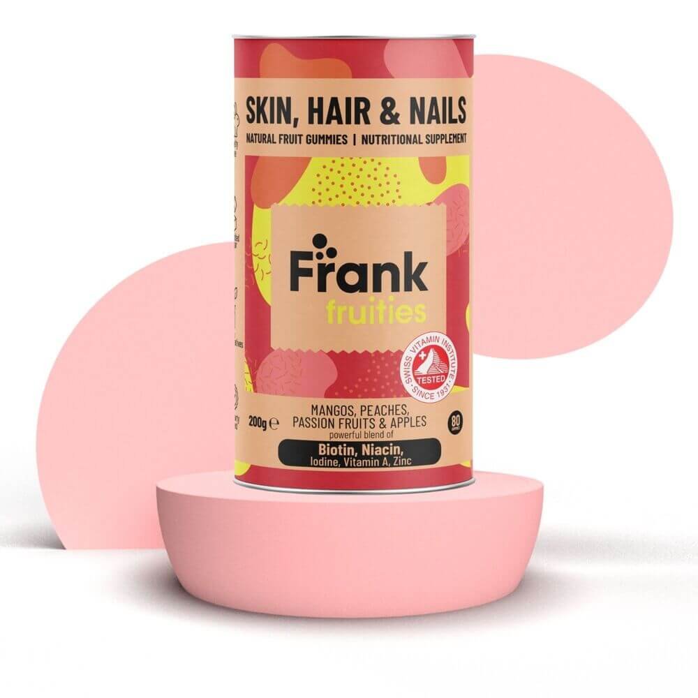 Frank fruities | vaisių guminukai su biotinu | maisto papildas | Vitagama.lt