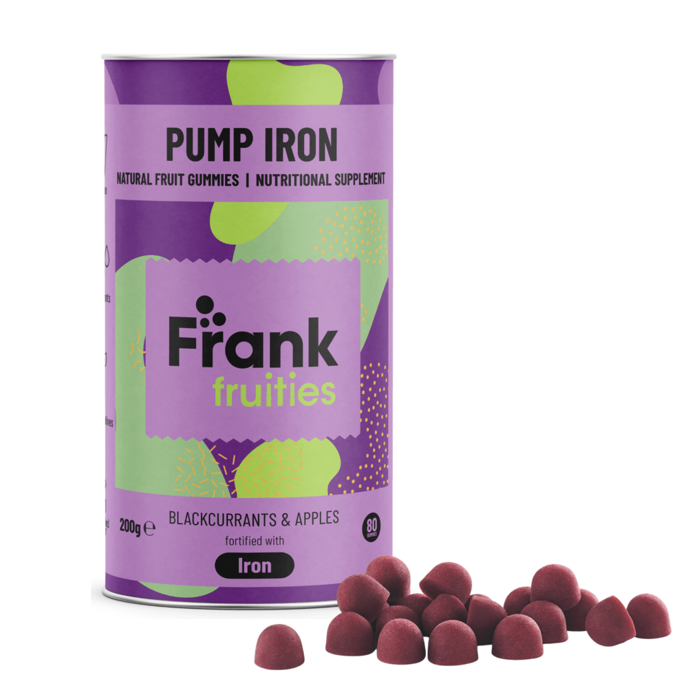 Frank fruities | vaisių guminukai su geležimi | maisto papildas | Vitagama.lt