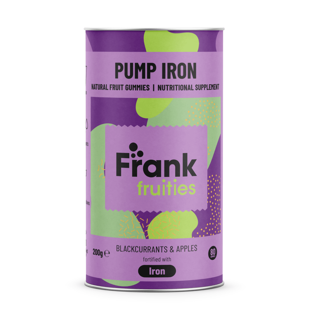 Frank fruities | vaisių guminukai su geležimi | maisto papildas | Vitagama.lt