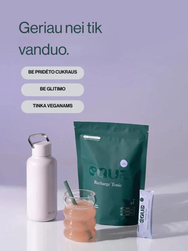 Mėlynių skonio elektrolitų gėrimas