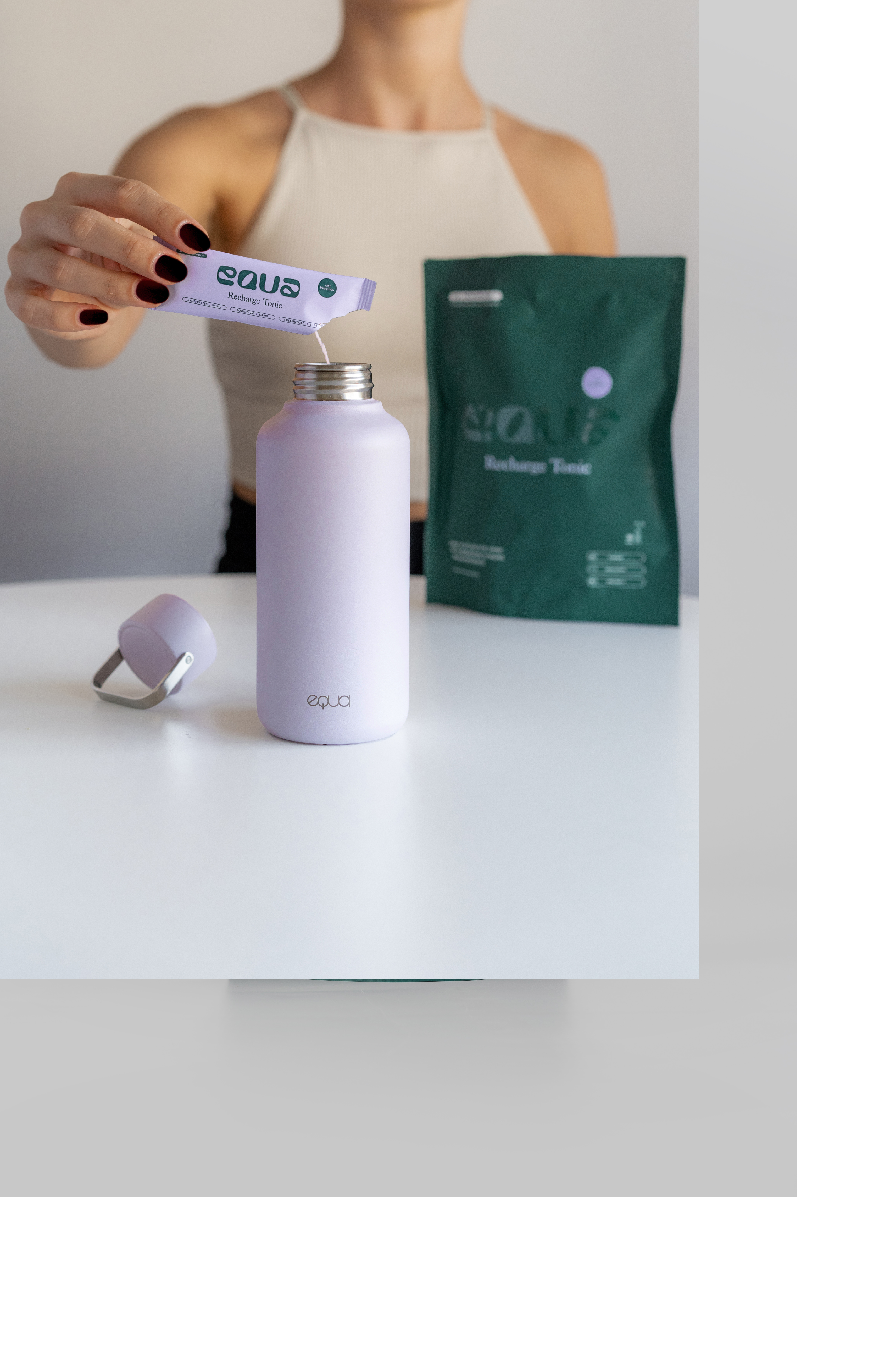 Mėlynių skonio elektrolitų gėrimas