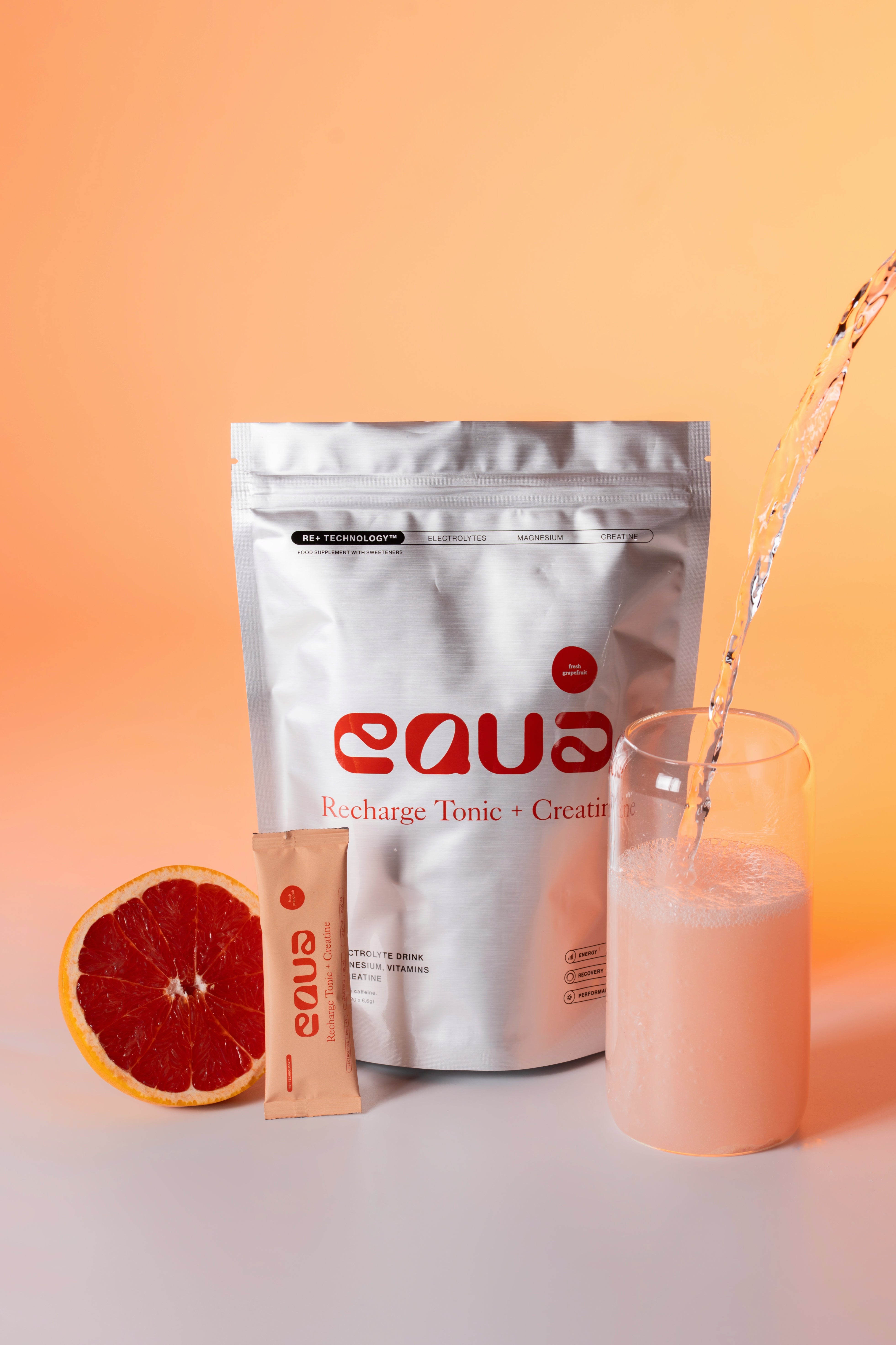 Greipfrutų skonio elektrolitų gėrimas + Kreatinas