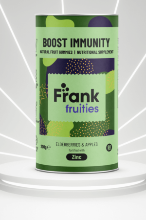 Frank fruities | vaisių guminukai su cinku | maisto papildas | Vitagama.lt