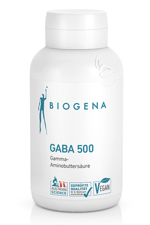 Biogena GABA 500 mg maisto papildas nervų sistemai